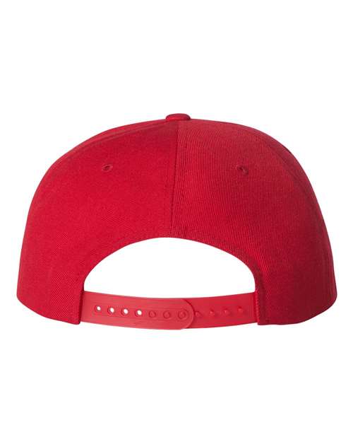 YP Classics Premium Five-Panel Snapback Cap 5089M Custom Embroidered Business Logo