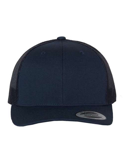 YP Classics Retro Trucker Cap 6606 Custom Embroidered Business Logo