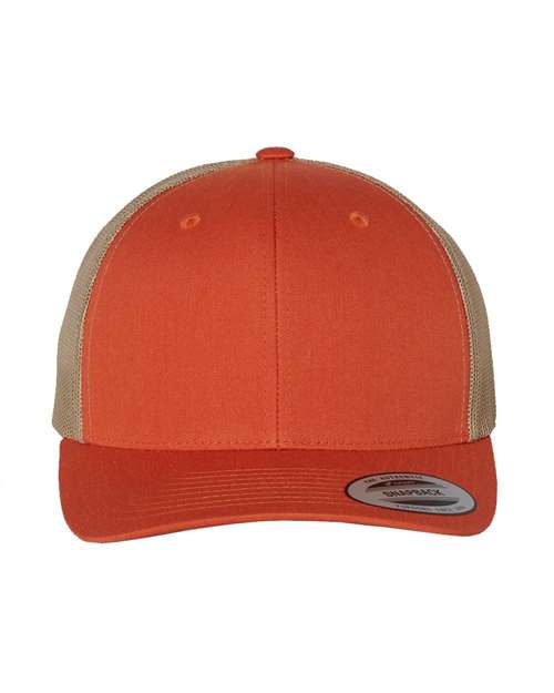 YP Classics Retro Trucker Cap 6606 Custom Embroidered Business Logo