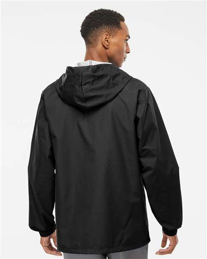 Independent Trading Co. Water-Resistant Hooded Windbreaker EXP95NB Custom Embroidered Business Logo