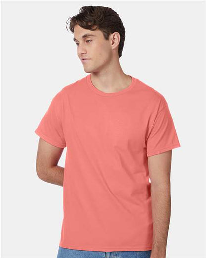 Custom Embroidered  Hanes Authentic T-Shirt 5250 Charisma Coral