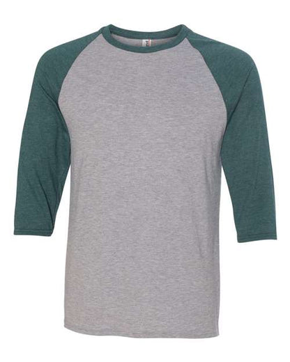 Anvil Triblend Raglan Three-Quarter Sleeve T-Shirt 6755