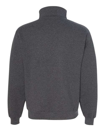JERZEES Super Sweats NuBlend® Quarter-Zip Cadet Collar Sweatshirt 4528MR Custom Embroidered Business Logo