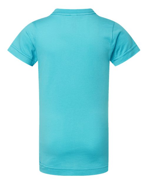 LAT Girls' Fine Jersey Tee 2616 Caribbean