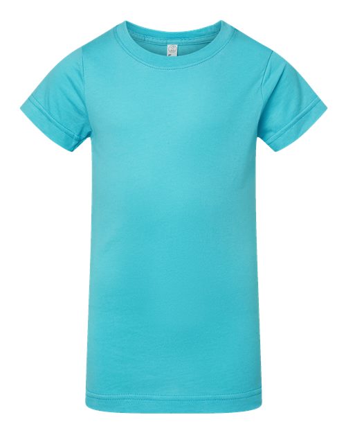 LAT Girls' Fine Jersey Tee 2616 Caribbean