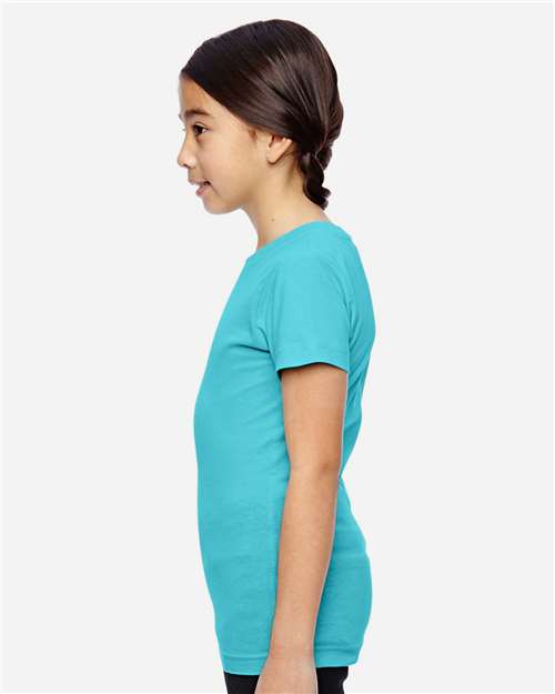 LAT Girls' Fine Jersey Tee 2616 Caribbean