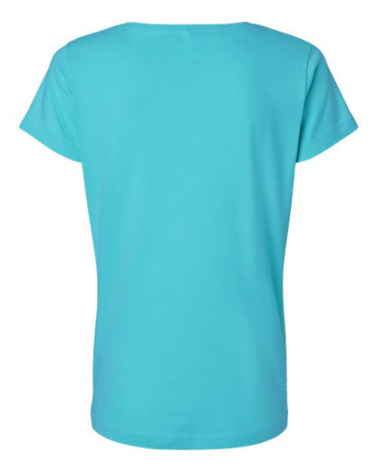 LAT Women's Fine Jersey Tee 3516 Caribbean