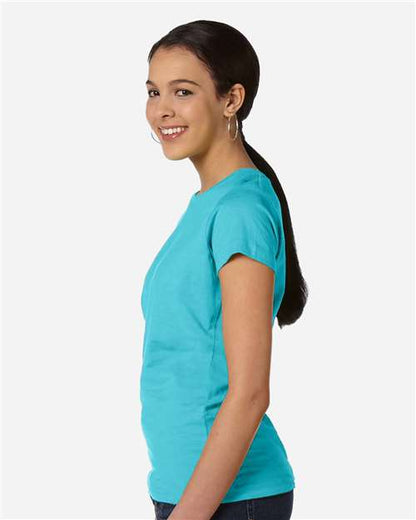 LAT Women's Fine Jersey Tee 3516 Caribbean