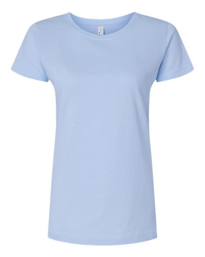 LAT Women's Fine Jersey Tee 3516 Light Blue
