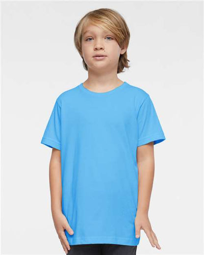 LAT Youth Fine Jersey Tee 6101 Aqua