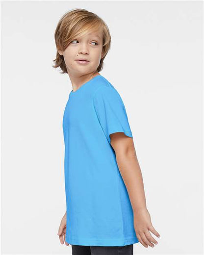 LAT Youth Fine Jersey Tee 6101 Aqua