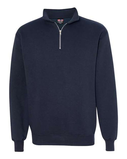 Bayside Unisex USA-Made Quarter-Zip Sweatshirt 3867