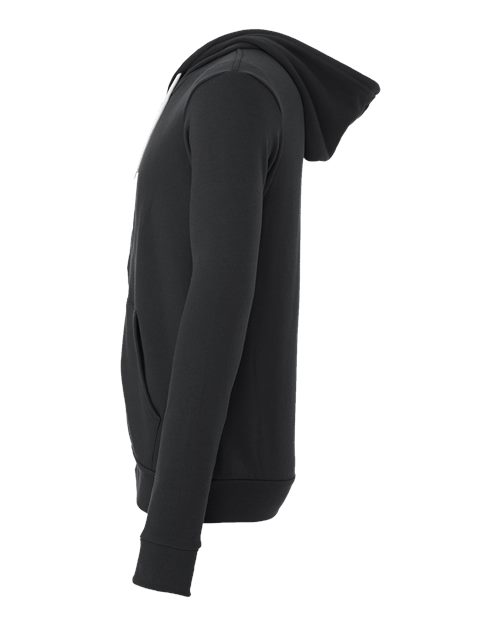 BELLA + CANVAS Sponge Fleece Full-Zip Hoodie 3739 Dark Grey