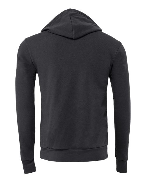 BELLA + CANVAS Sponge Fleece Hoodie 3719 Dark Grey Custom Embroidered Business Logo
