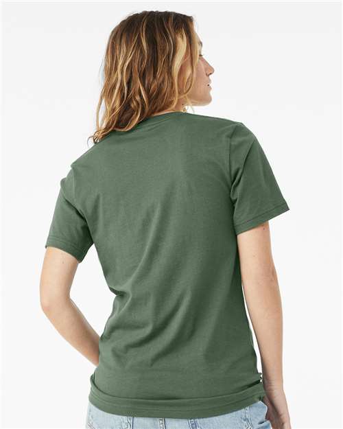 BELLA + CANVAS Jersey Tee 3001 Pine Custom Embroidered Business Logo