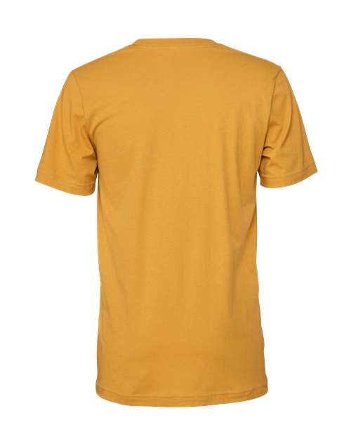 BELLA + CANVAS Jersey Tee 3001 Mustard Custom Embroidered Business Logo