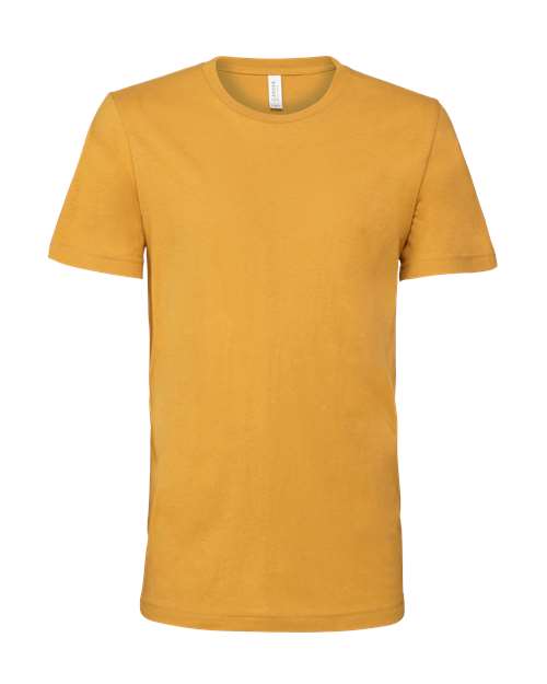 BELLA + CANVAS Jersey Tee 3001 Mustard Custom Embroidered Business Logo