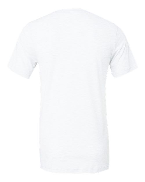 BELLA + CANVAS Triblend Tee 3413 Solid True Royal Triblend Custom Embroidered Business Logo