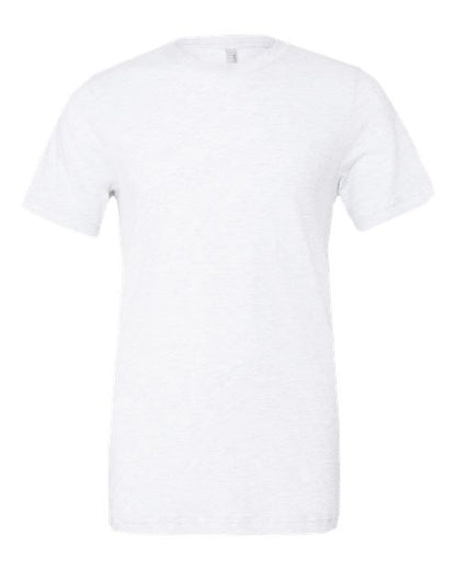 BELLA + CANVAS Triblend Tee 3413 Solid True Royal Triblend Custom Embroidered Business Logo