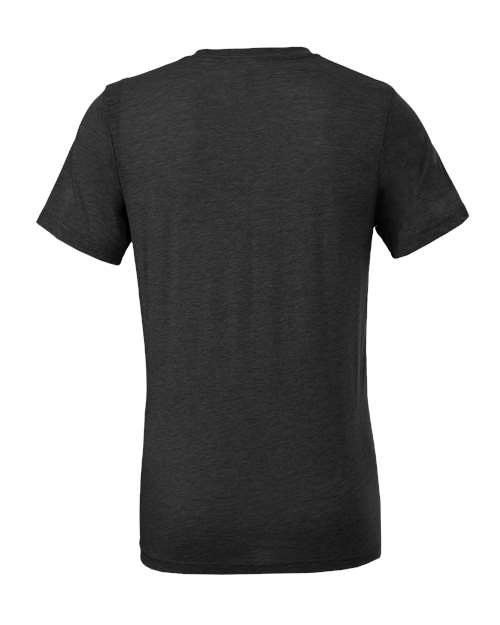 BELLA + CANVAS Triblend Tee 3413 Solid Carolina Blue Triblend Custom Embroidered Business Logo