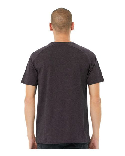 BELLA + CANVAS Heather CVC Raglan Tee 3201