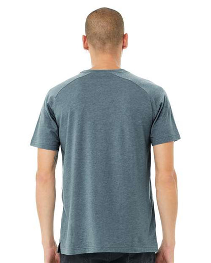 BELLA + CANVAS Heather CVC Raglan Tee 3201