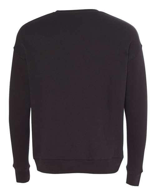 BELLA + CANVAS Sponge Fleece Drop Shoulder Crewneck Sweatshirt 3945 Custom Embroidered Business Logo