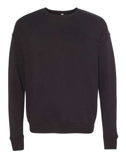 BELLA + CANVAS Sponge Fleece Drop Shoulder Crewneck Sweatshirt 3945 Custom Embroidered Business Logo