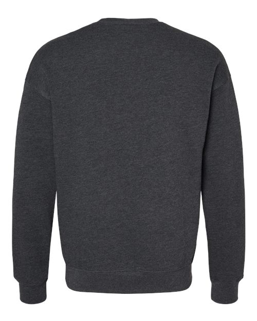 BELLA + CANVAS Sponge Fleece Drop Shoulder Crewneck Sweatshirt 3945 Custom Embroidered Business Logo