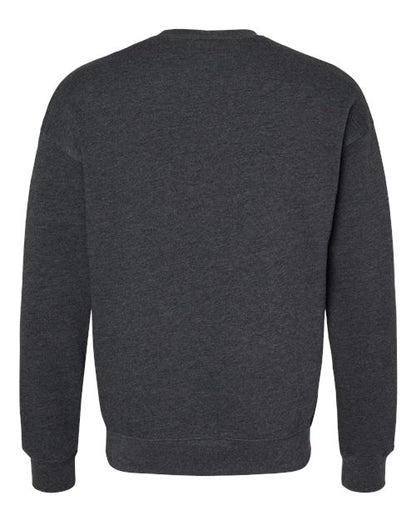 BELLA + CANVAS Sponge Fleece Drop Shoulder Crewneck Sweatshirt 3945 Custom Embroidered Business Logo