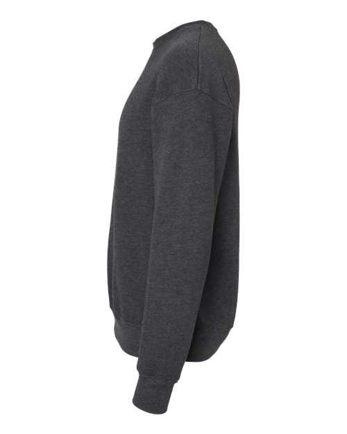BELLA + CANVAS Sponge Fleece Drop Shoulder Crewneck Sweatshirt 3945 Dark Grey Heather