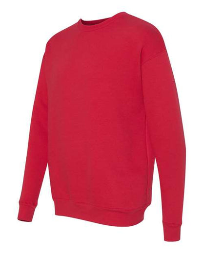 BELLA + CANVAS Sponge Fleece Drop Shoulder Crewneck Sweatshirt 3945 Custom Embroidered Business Logo