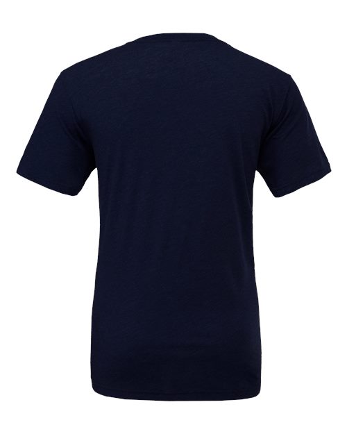 BELLA + CANVAS Triblend Tee 3413 Solid Natural Triblend Custom Embroidered Business Logo