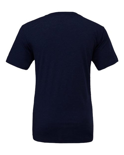 BELLA + CANVAS Triblend Tee 3413 Solid Natural Triblend Custom Embroidered Business Logo