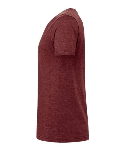 BELLA + CANVAS Triblend Tee 3413 Cardinal Triblend Custom Embroidered Business Logo