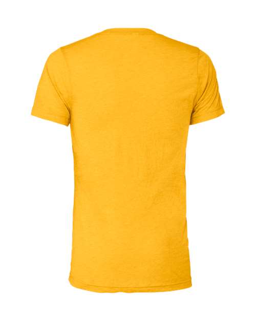 BELLA + CANVAS Triblend Tee 3413 Yellow Gold Triblend Custom Embroidered Business Logo