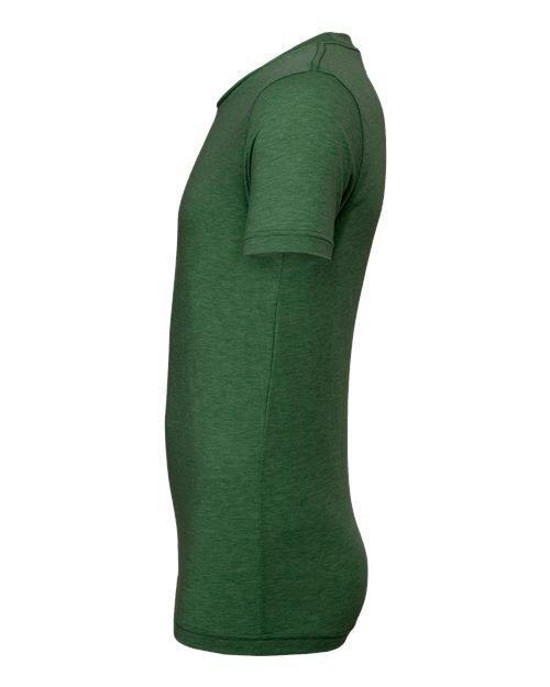 BELLA + CANVAS Triblend Tee 3413 Grass Green Triblend Custom Embroidered Business Logo