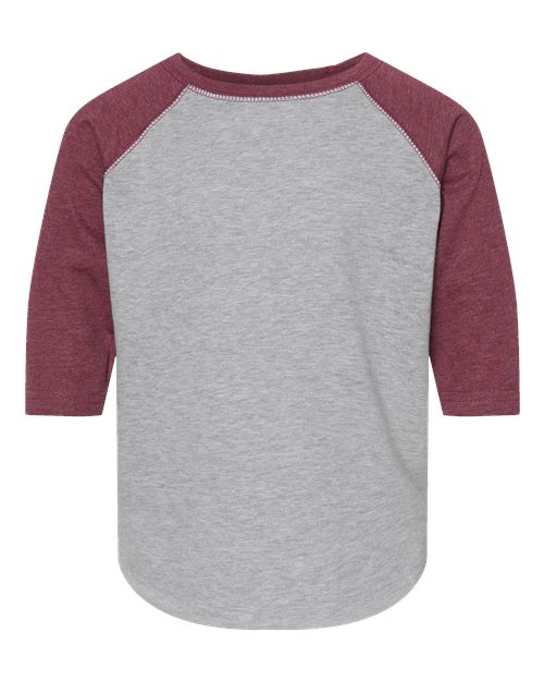 Rabbit Skins Toddler Baseball Fine Jersey Three-Quarter Sleeve Tee 3330