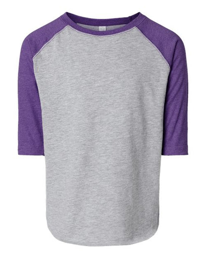 Rabbit Skins Toddler Baseball Fine Jersey Three-Quarter Sleeve Tee 3330