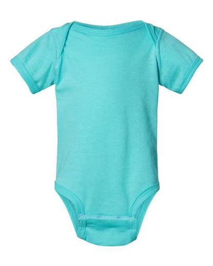 Rabbit Skins Infant Fine Jersey Bodysuit 4424 Caribbean