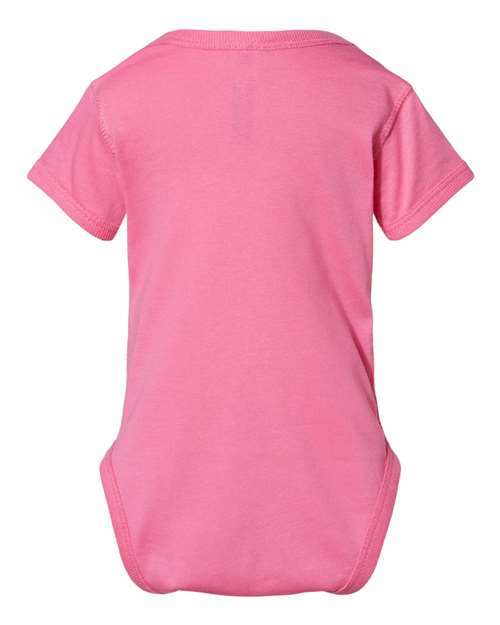 Rabbit Skins Infant Fine Jersey Bodysuit 4424 Raspberry