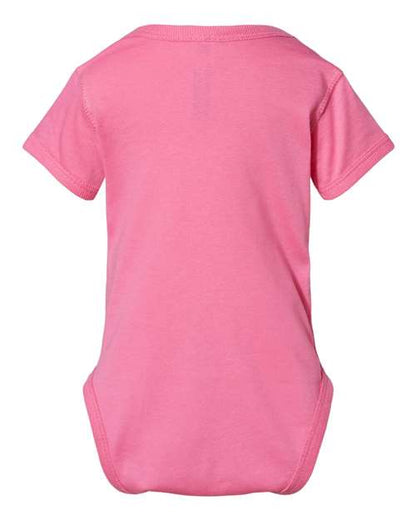 Rabbit Skins Infant Fine Jersey Bodysuit 4424 Raspberry