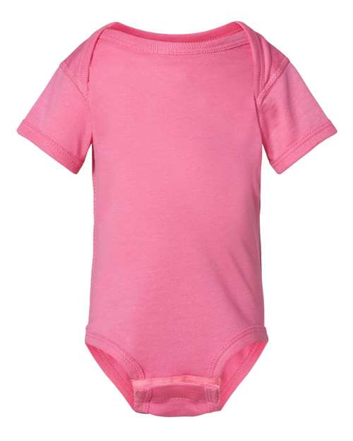 Rabbit Skins Infant Fine Jersey Bodysuit 4424 Raspberry
