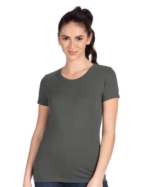 Custom Embroidered  Next Level Women's Ideal T-Shirt 1510 Dark Grey