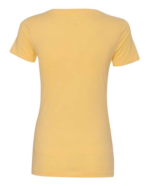 Next Level Women's Ideal V-Neck T-Shirt 1540 Banana Cream