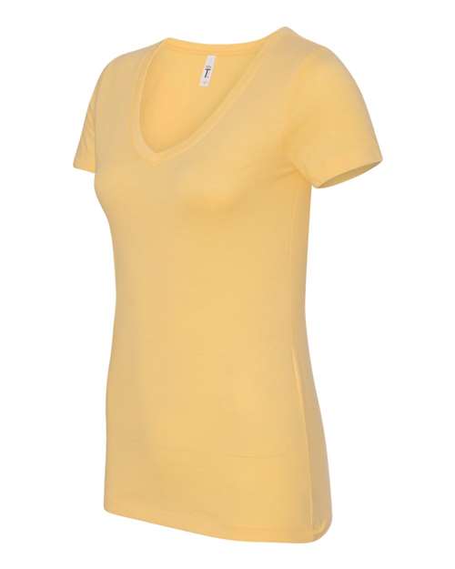 Next Level Women's Ideal V-Neck T-Shirt 1540 Banana Cream