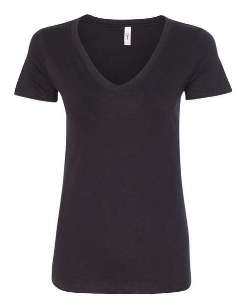 Next Level Women's Ideal V-Neck T-Shirt 1540 Black