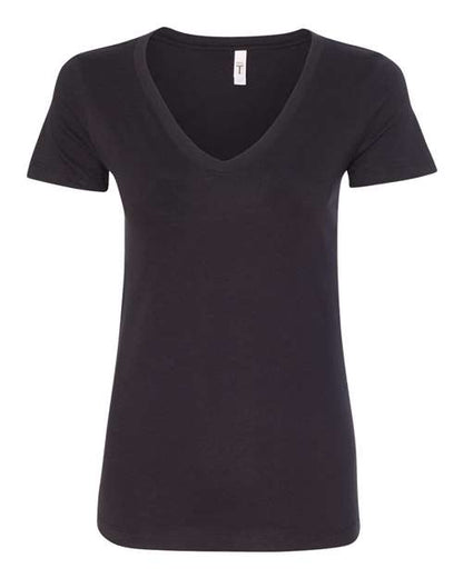 Next Level Women's Ideal V-Neck T-Shirt 1540 Black