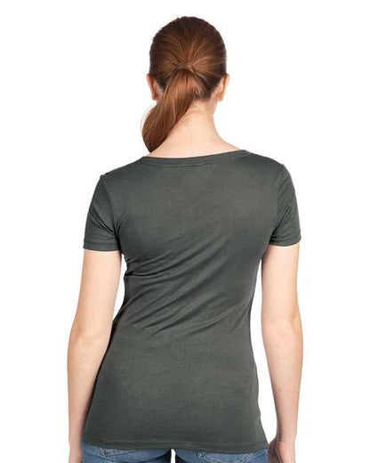 Next Level Women's Ideal V-Neck T-Shirt 1540 Dark Grey