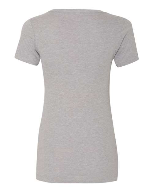 Next Level Women's Ideal V-Neck T-Shirt 1540 Heather Grey